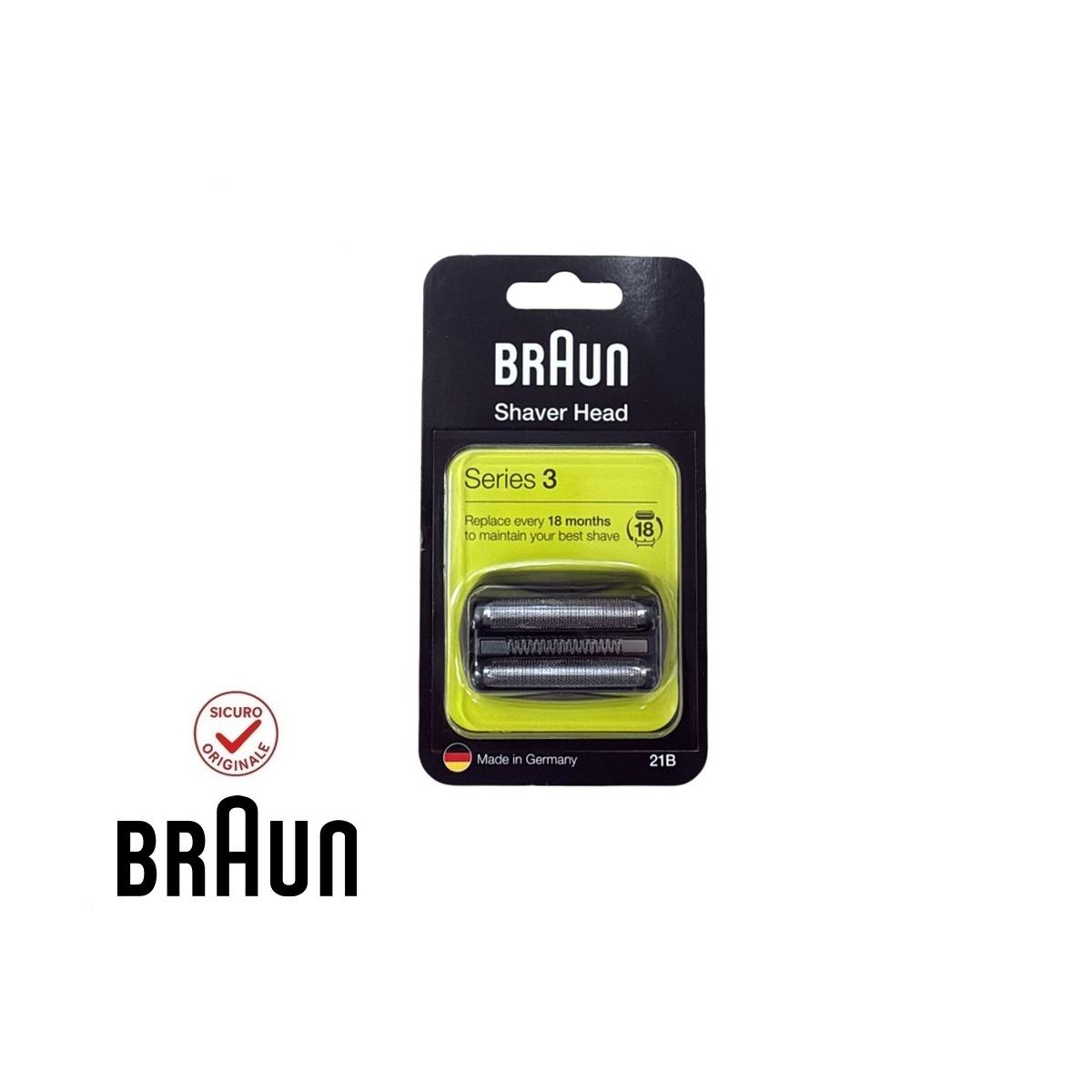 LAMINA TESTINA per RASOIO BRAUN Series 3 300-350 NERA 21B (KP)