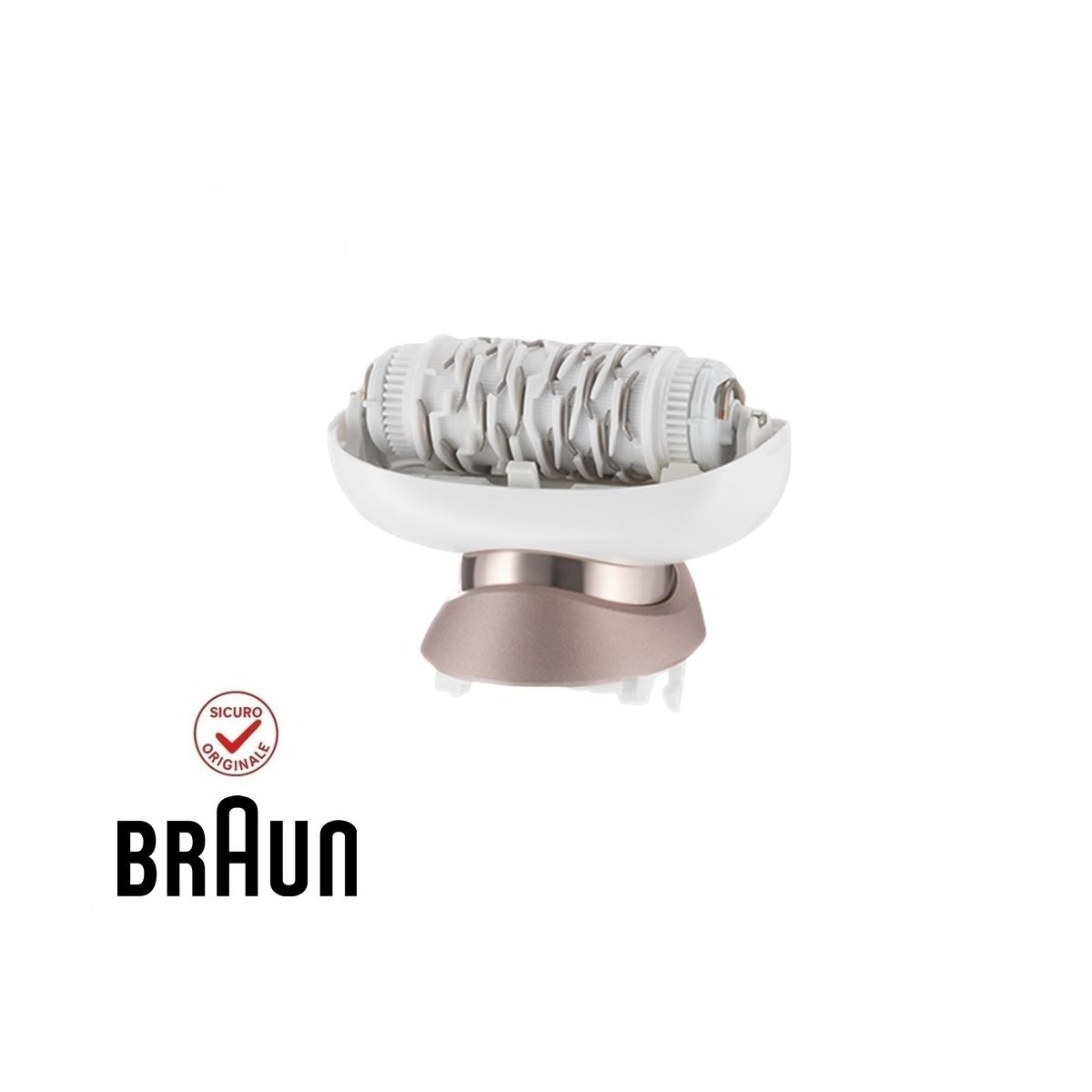 Testina rosa-titanio originale braun silk-e'pil serie 9 - 5380