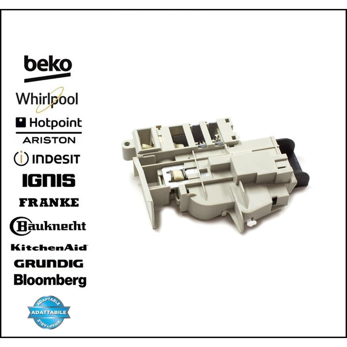 Bloccoporta lavatrice ariston indesit compatibile con 482000030714 482000071378 c00119223 c00264535