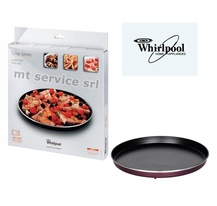 Whirlpool Piatto Crisp per Forno a Microonde AVM305 30,5CM WHIRLPOOL  WH480131000085 8015250040265