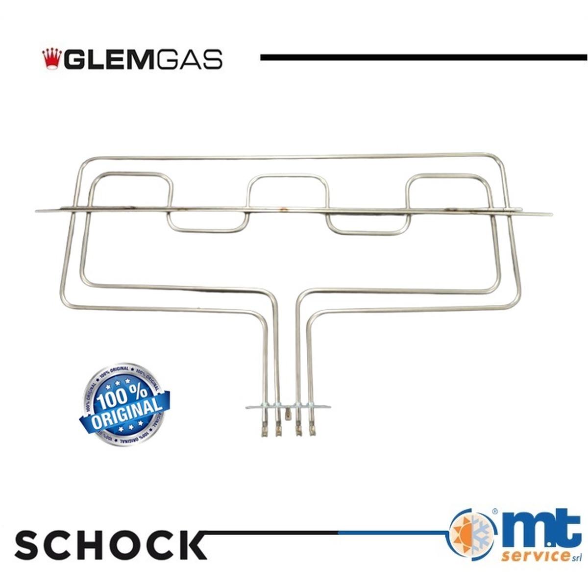Resistenza superiore doppia 1500w+950w originale glemgas 091g24