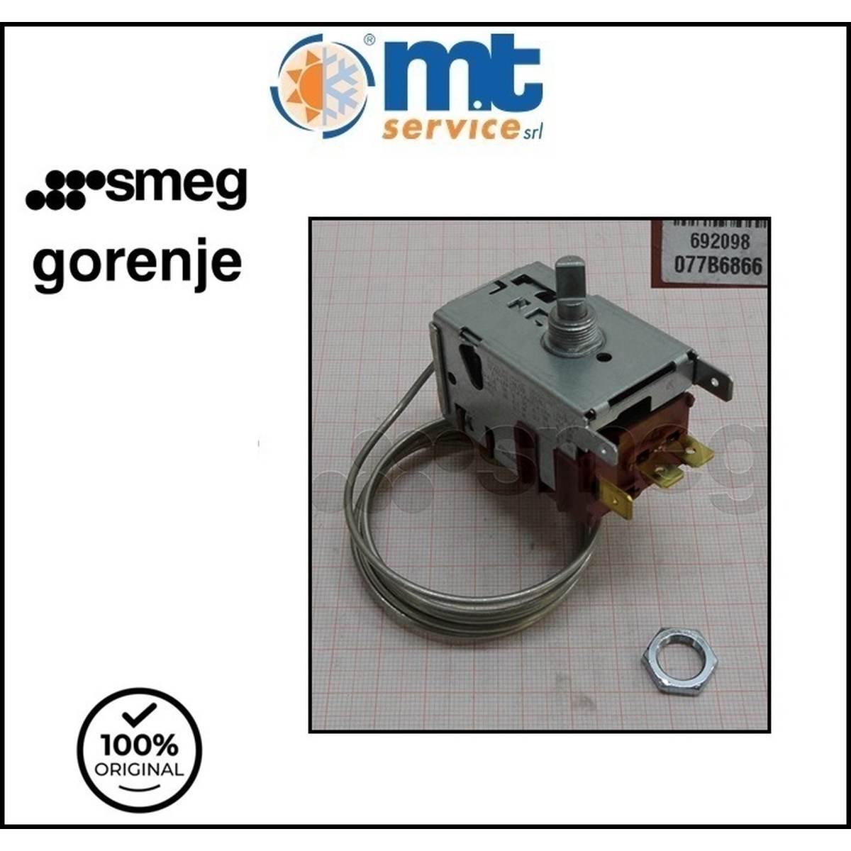 Termostato frigo smeg originale 077b6866 nuovo codice 818730573