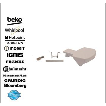 Set maniglia compatibile c00259035 oblo' bianco pw inc indesit