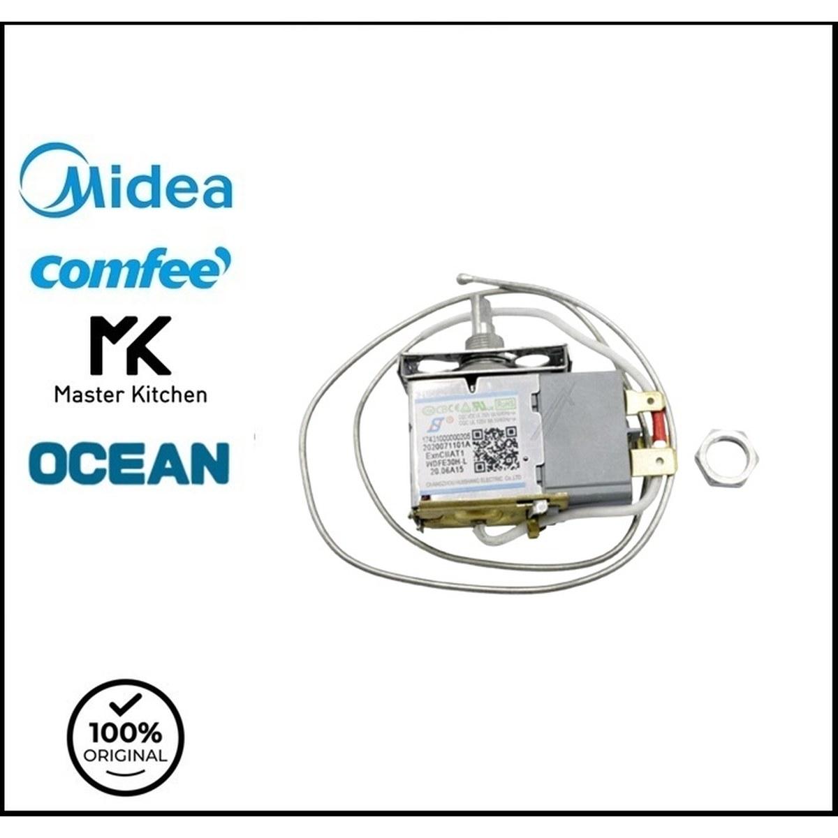 Termostato frigo midea comfee wdfe30h-l ex wdf27d-ex 17431000000196 wdfe30k-l wdf30e-ex 49041823