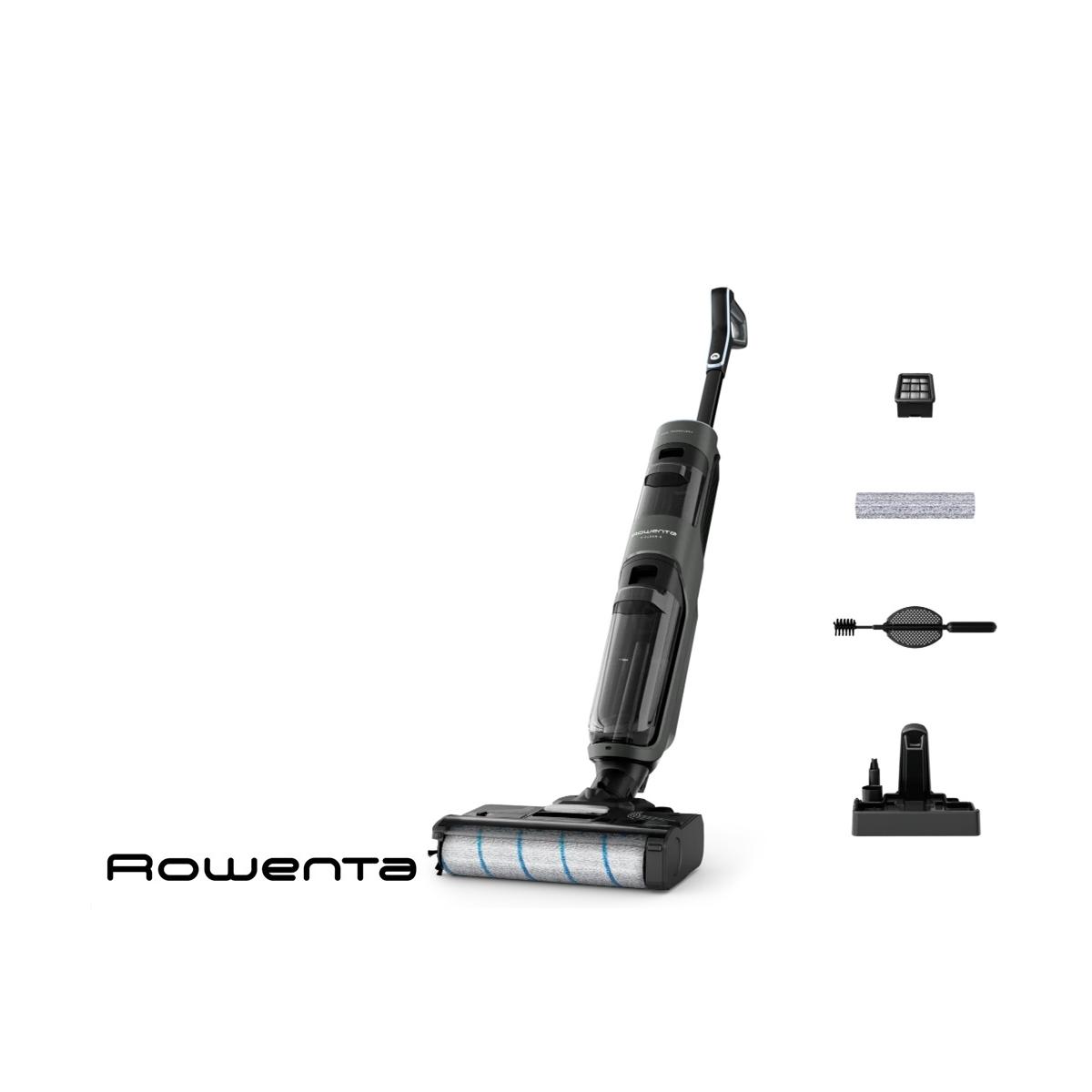 Scopa / lavapavimenti senza fili wet and dry rowenta gz5035 x-clean 4