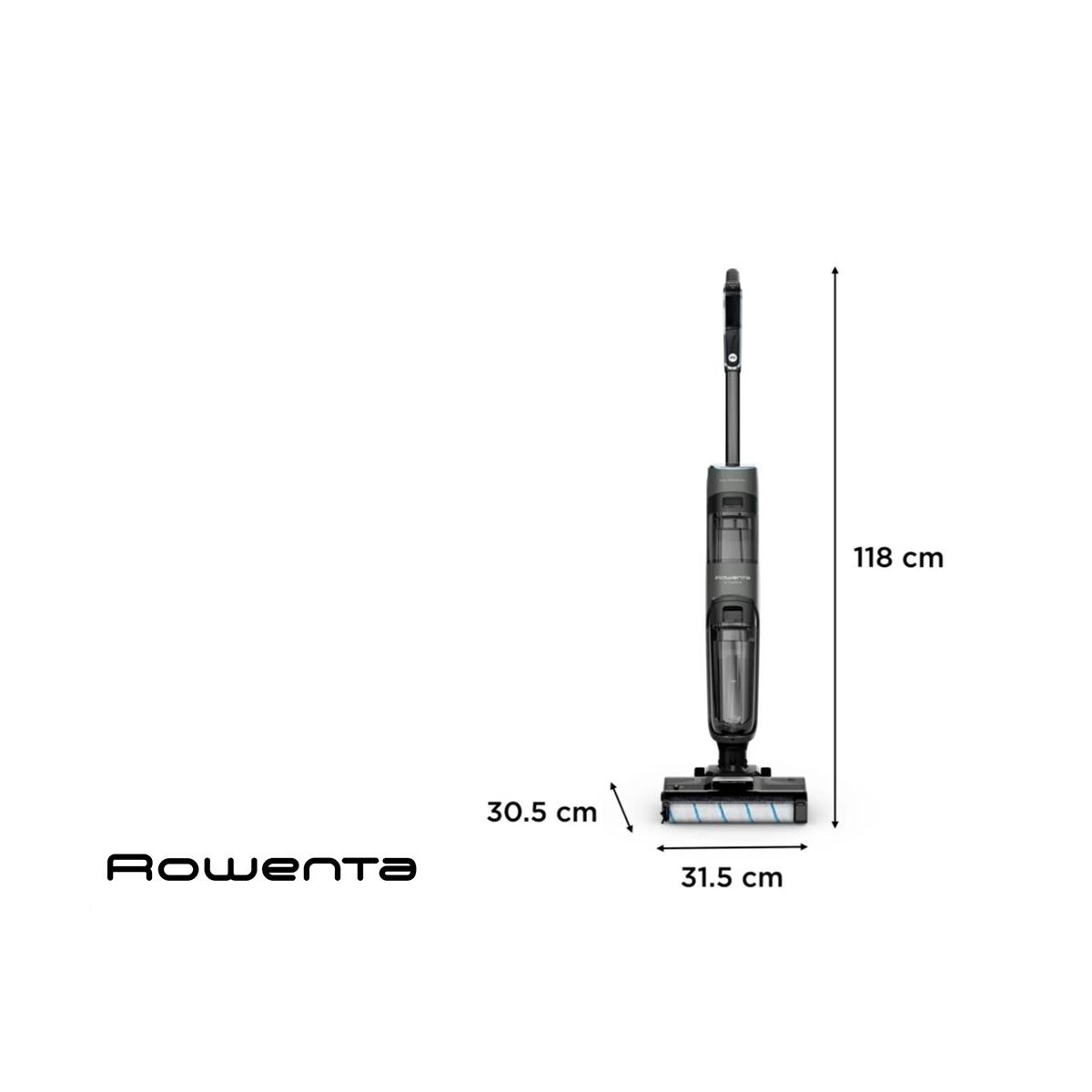 Scopa / lavapavimenti senza fili wet and dry rowenta gz5035 x-clean 4