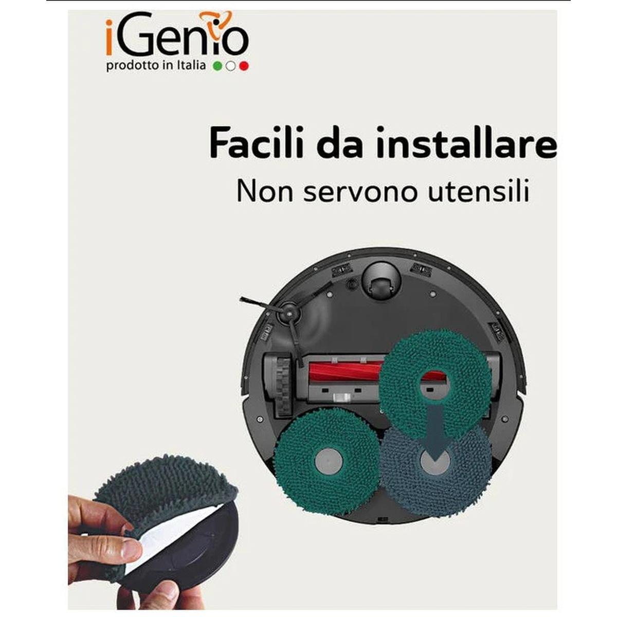 PANNI MOP PER ROBOT LAVAPAVIMENTI Ø13cm CONF. DA 6 PZ