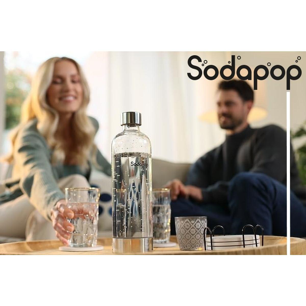 Set di 2 bottiglie in PET per gasatori Sodapop Logan & Cooper Pro