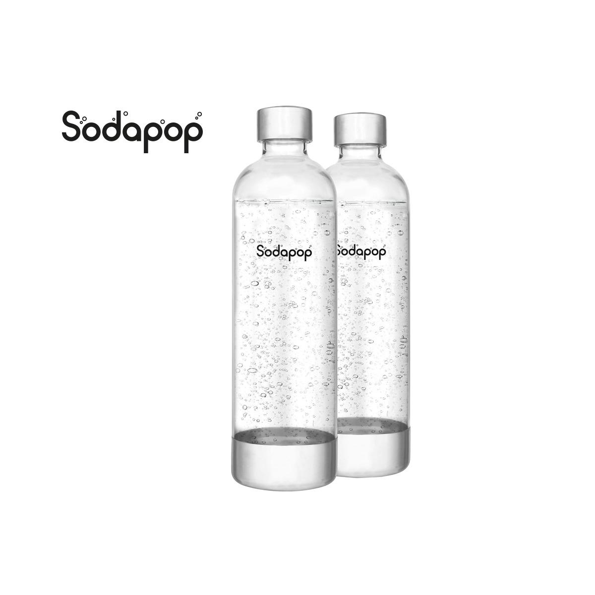 Set di 2 bottiglie in PET per gasatori Sodapop Logan & Cooper Pro