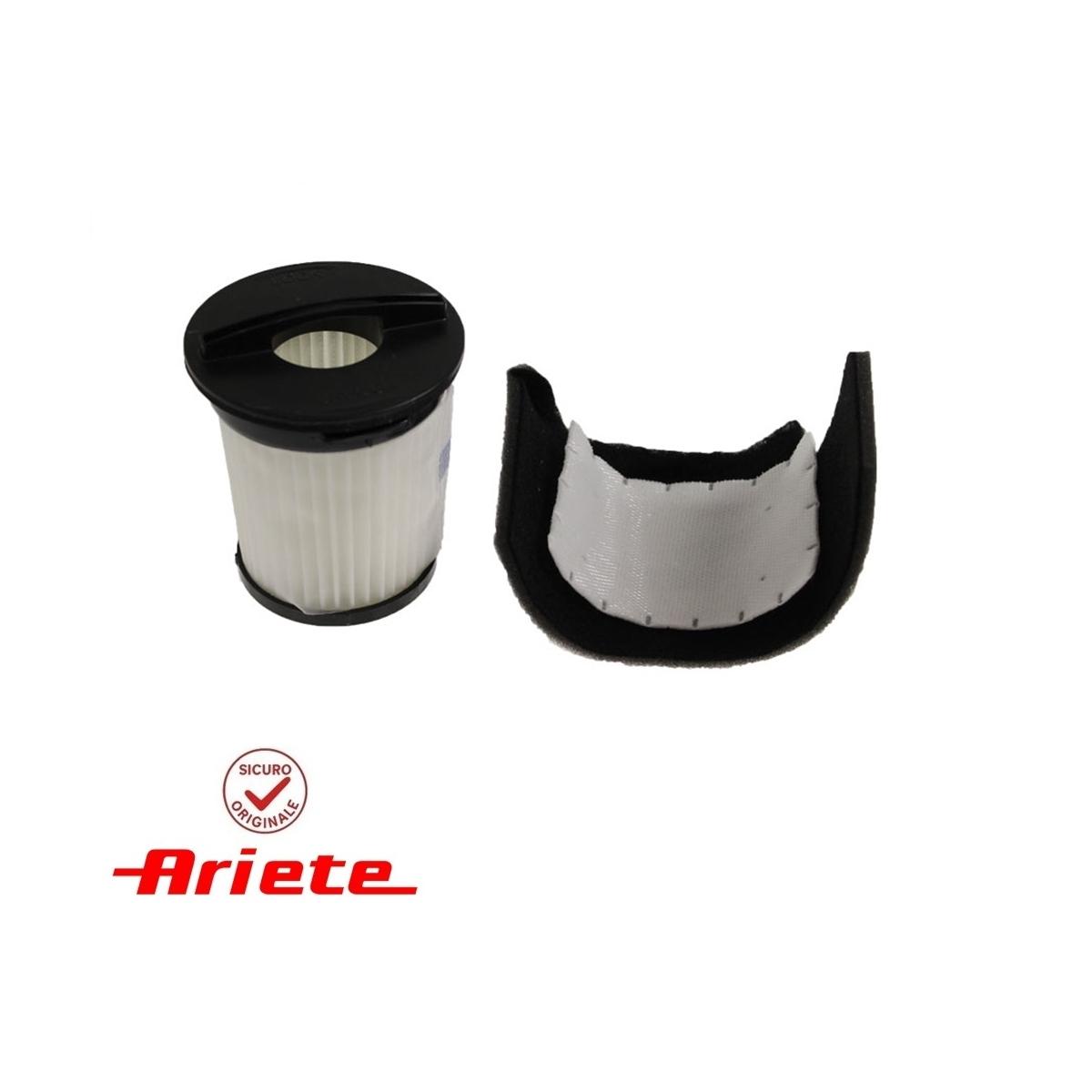 Kit filtri polvere ariete aspirapolvere jetforce 2791/1 - 2791/2 - originale