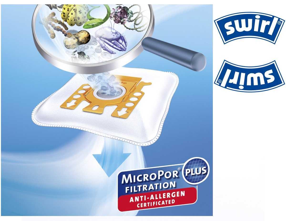 Sacchetti aspirapolvere microfibra (sa3m) y45 - 4pz + 1 filtro