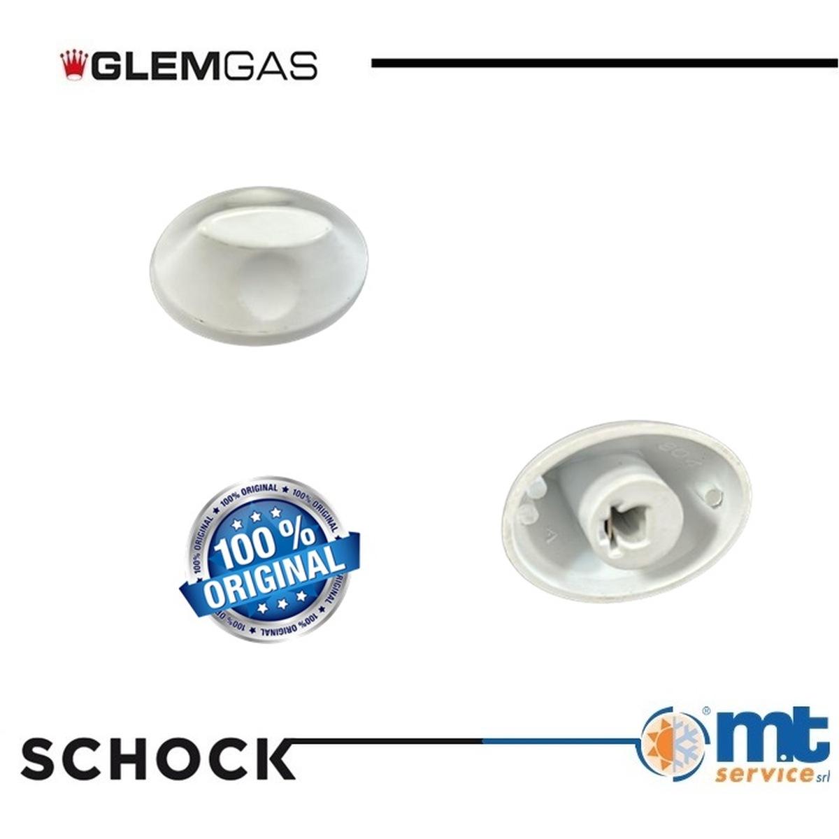 Manopola glemgas gas bianca 03p411