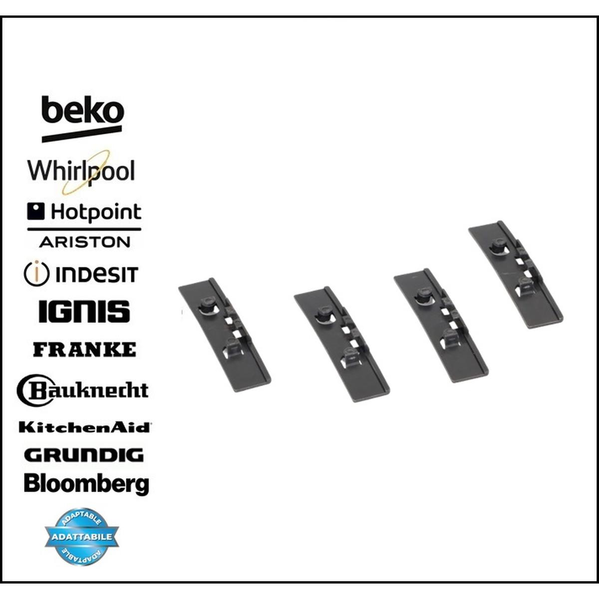 KIT TAMPONE CUSCINETTO 4pz COMPATIBILE INDESIT C00255284