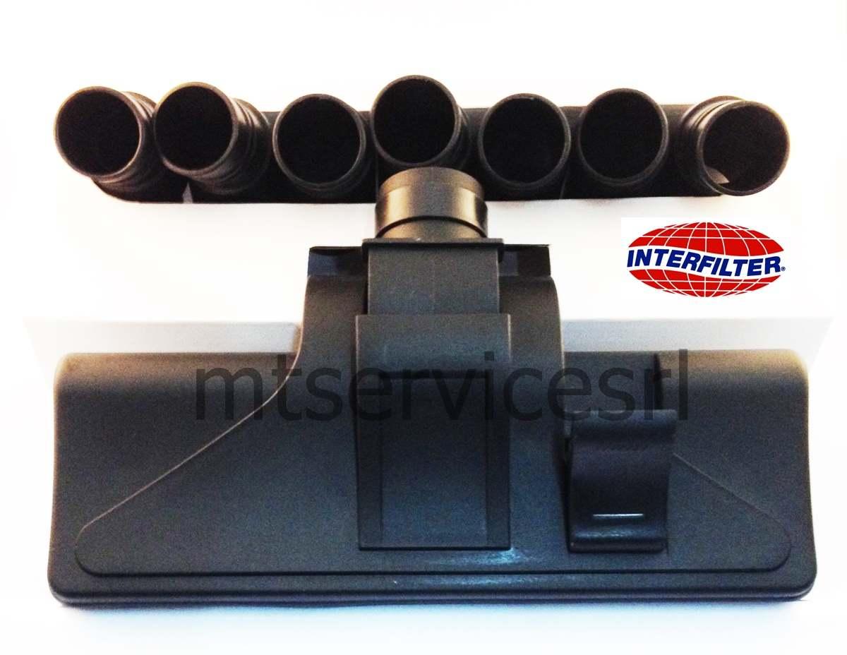 Spazzola tappeti / pavimenti con 7 raccordi br31 universale