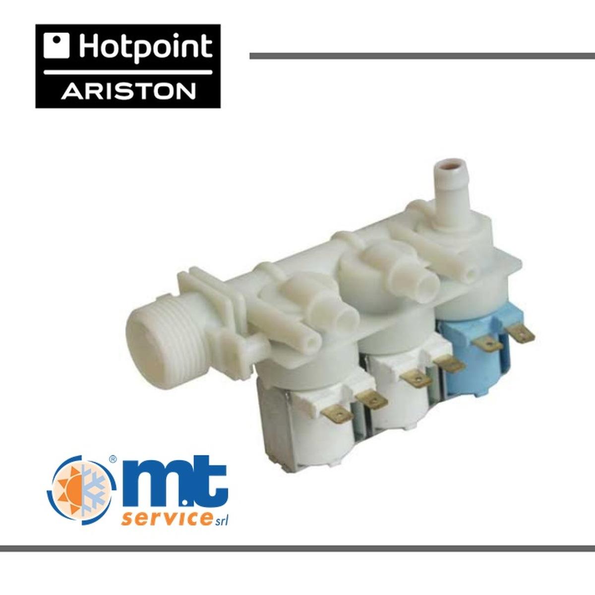 Elettrovalvola 3 uscite (2 180° + 1 90°) ariston wd2000