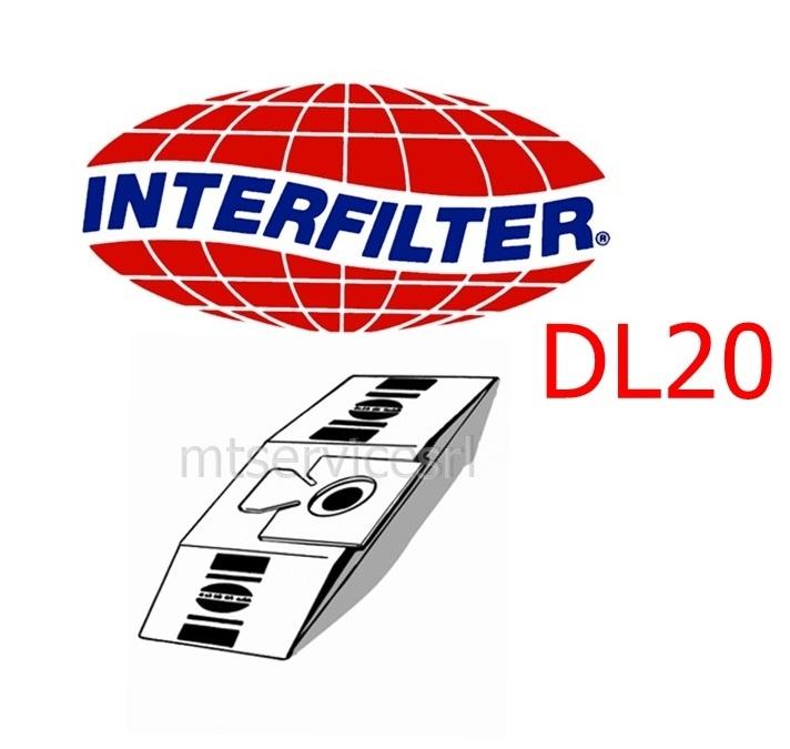 SACCHETTI ASPIRAPOLVERE CARTA per DE'LONGHI XS 1100D XS 1200D - 6 Pz