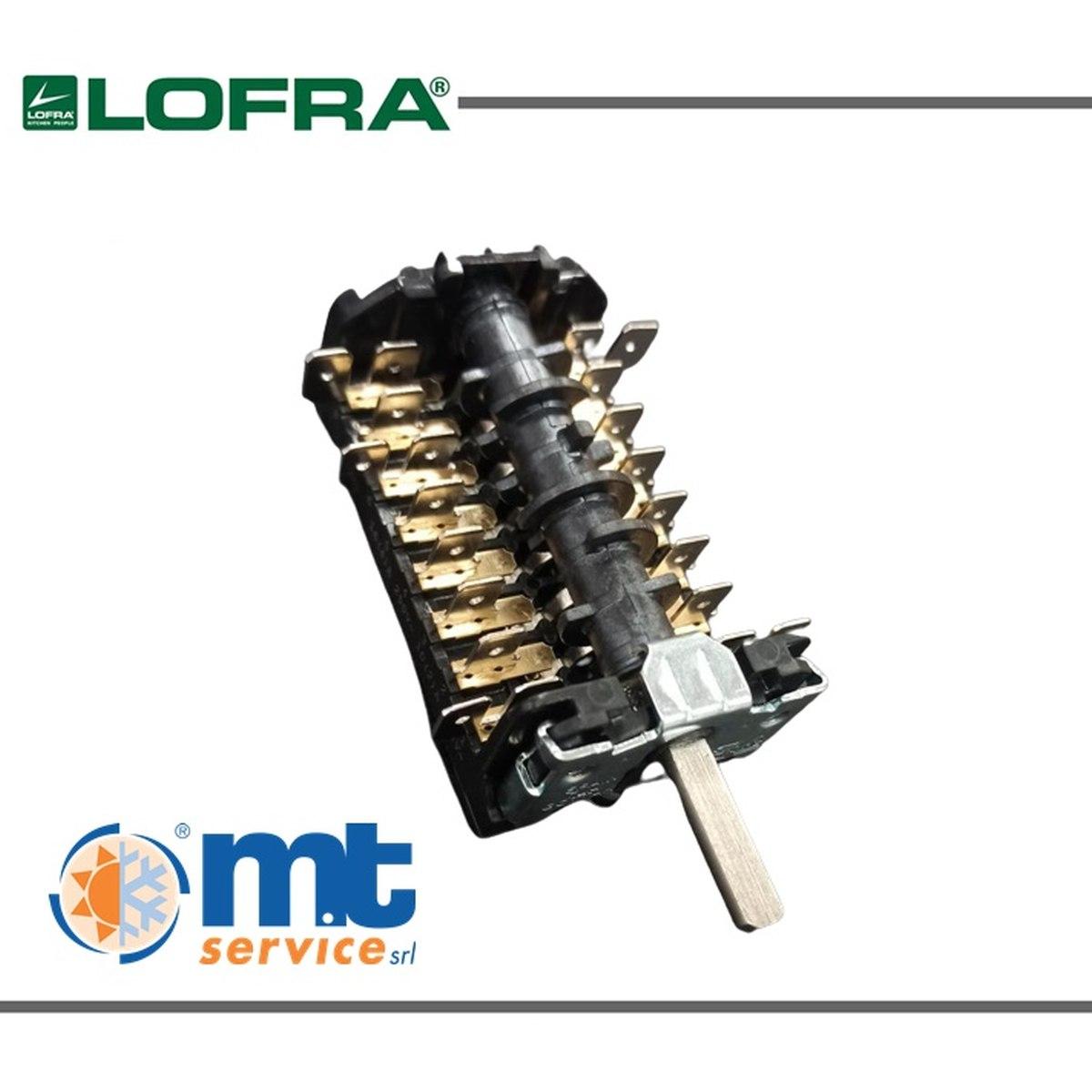 Commutatore gottak forno cucina lofra 10 + 0 posizioni 03010890 03031610