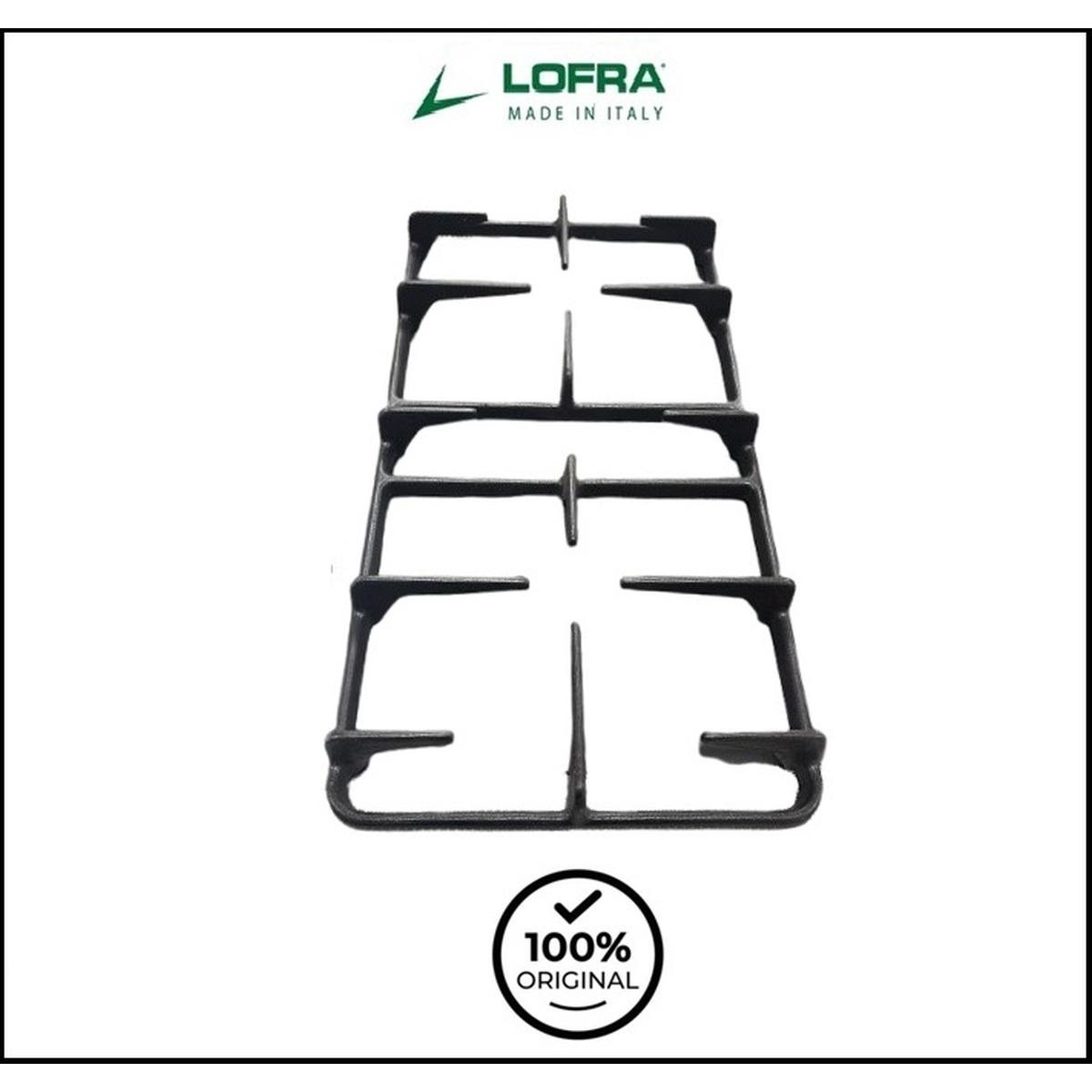 GRIGLIA FUOCHI GHISA 2 FIAMME 49,2x25,2cm ORIGINALE PER CUCINA LOFRA