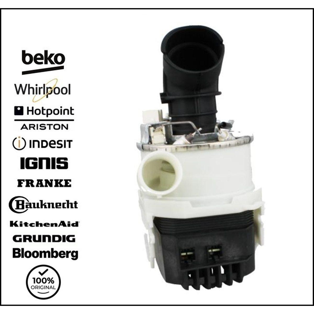 Motore + resistenza atlantis lavastoviglie beko 1762650500 c00865688 ex 1762650100 c00884937