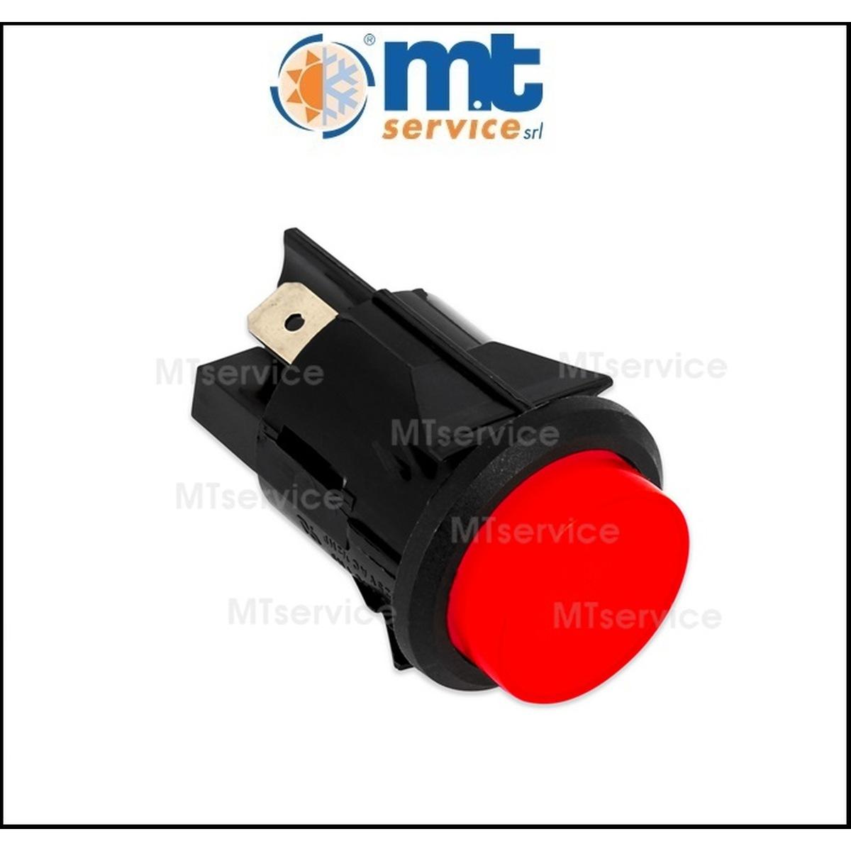 Interruttore rotondo rosso bipolare 220v