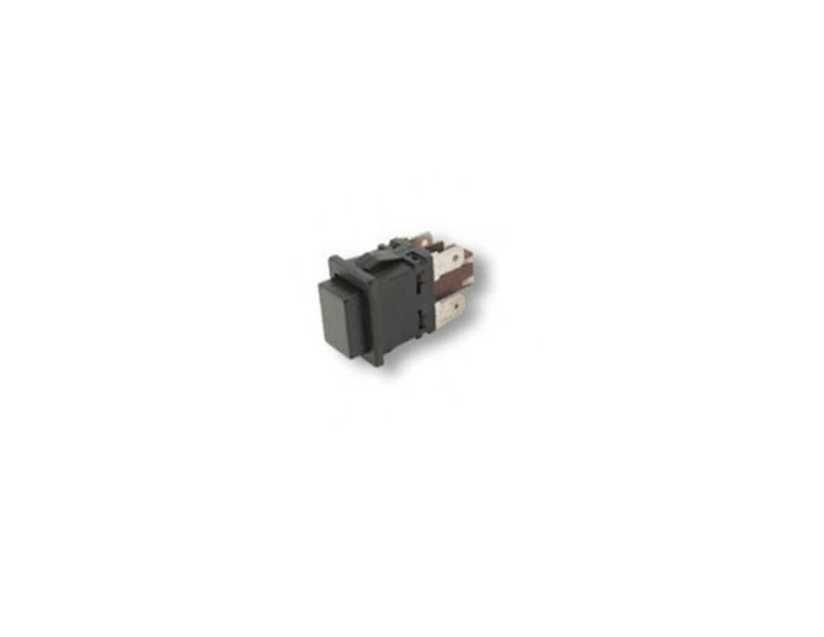 INTERRUTTORE PUSH NERO DA PANNELLO 19x13mm