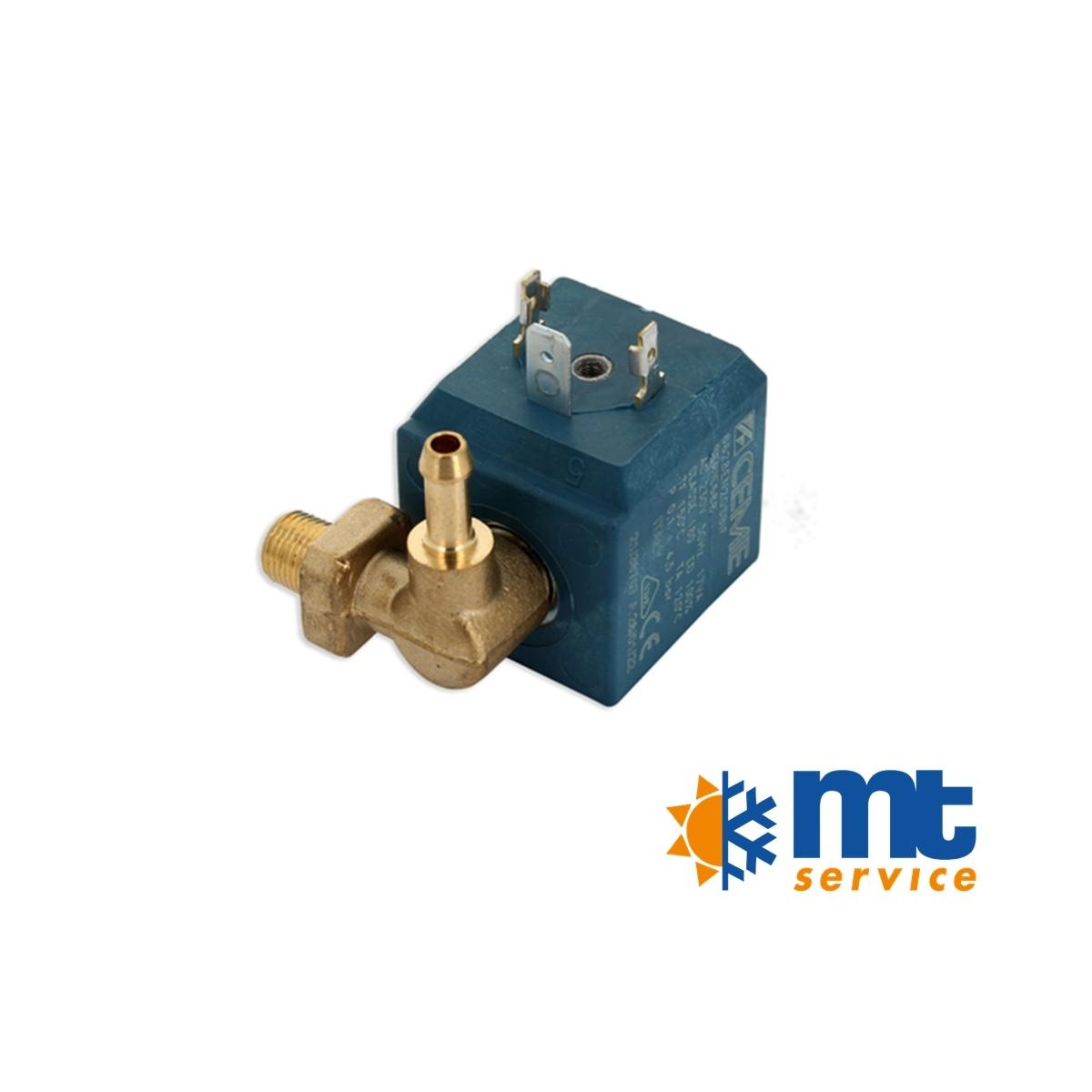 ELETTROVALVOLA CEME- Attacco Maschio 1/8 7W - 220V Portagomma 90° destro