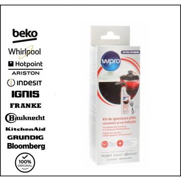 Kit piani pulizia piano cottura vetroceramica (detergente+raschietto+lame)