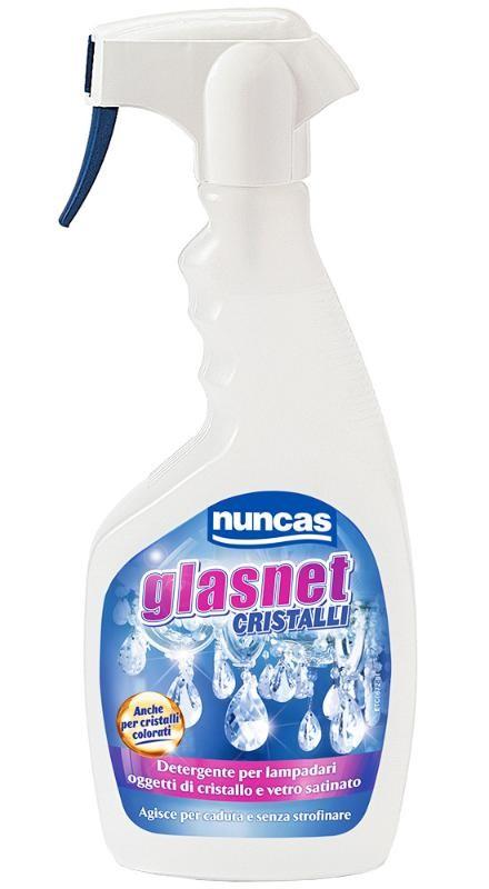Glasnet cristalli chandelier nuncas detergente per lampadari e cristallo ml.500
