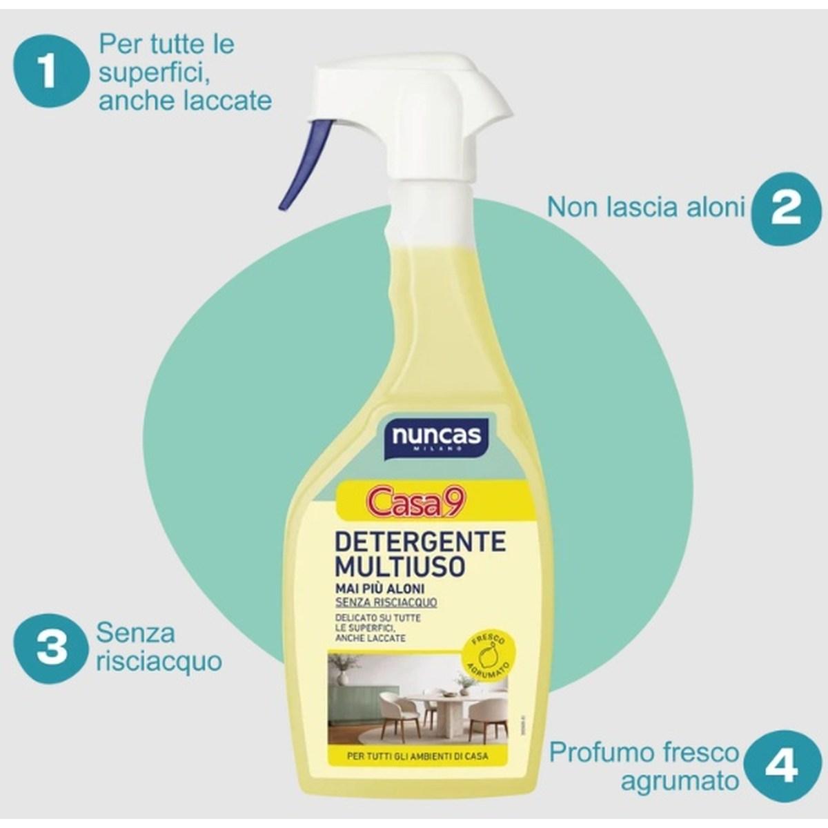 Casa9 Detergente Multiuso Fresco Agrumato - 750ml