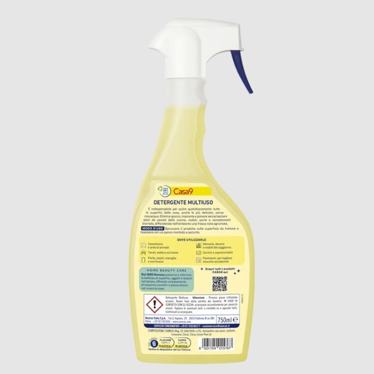 Casa9 Detergente Multiuso Fresco Agrumato - 750ml