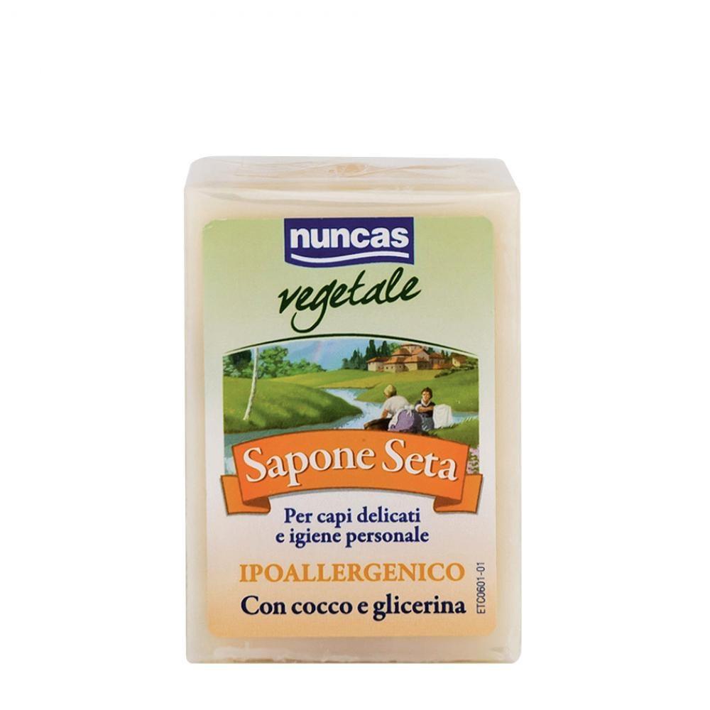 SAPONE SETA VEGETALE NUNCAS IPOALLERGENICO Saponetta 150gr