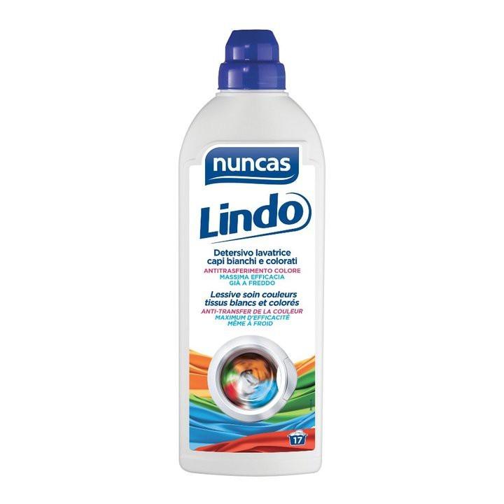 Lindo detersivo lavatrice antitrasferimento colore nuncas bianchi e colorati 1l