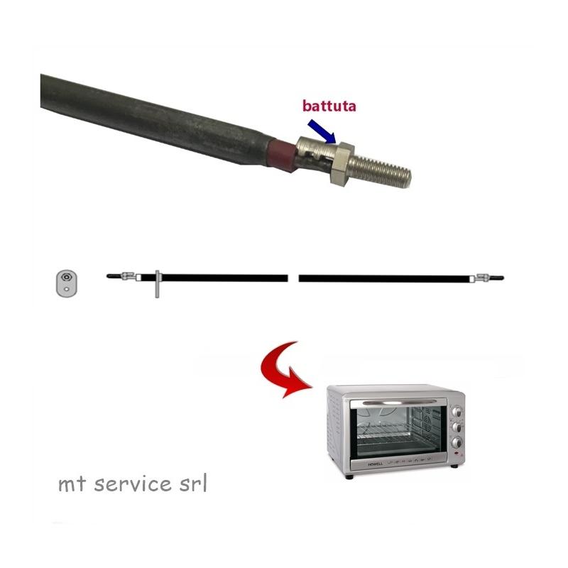 Resistenza  w 320 mm 290 v 115 innesti a vite con staffa