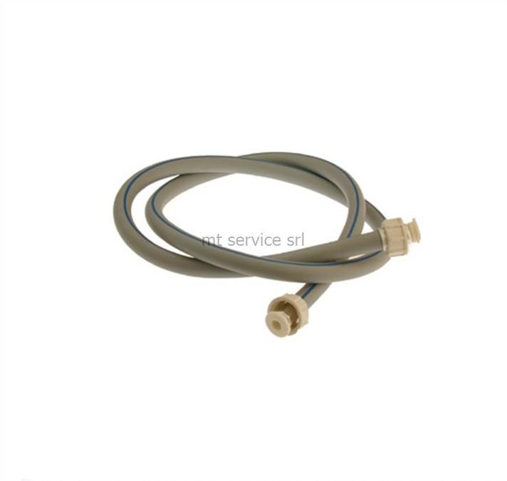 Tubo carico 2,5 mt f/f grigio millerighe c/guarnizione montata