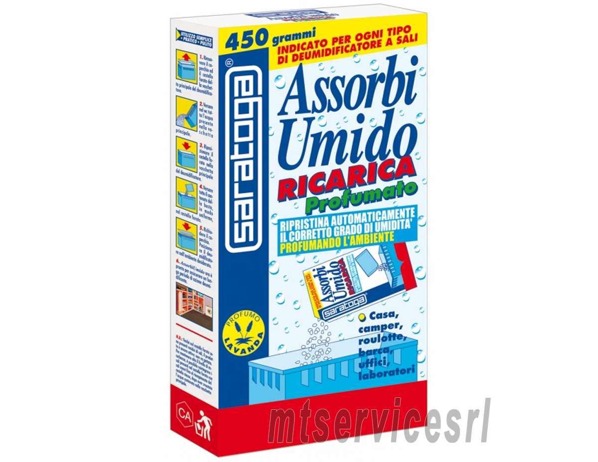 Ricarica deumidificatore assorbiumido 450 gr profumo lavanda saratoga
