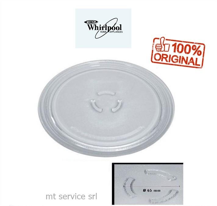 PIATTO VETRO MICROONDE Ø 28cm ORIGINALE WHIRLPOOL C00629086