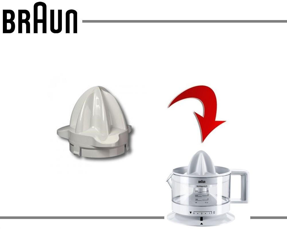 Cono spremiagrumi braun 4161 mpz 7