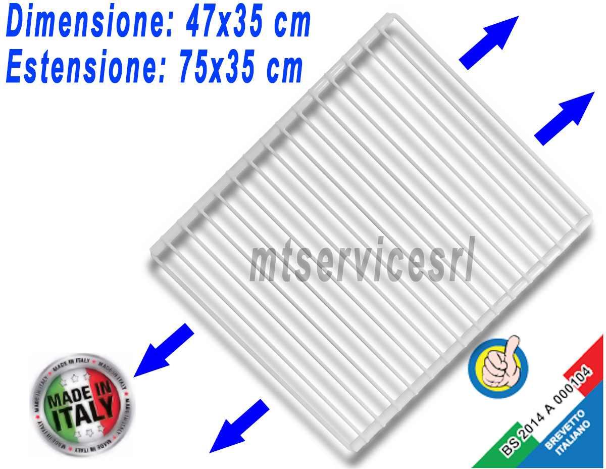Griglia estensibile per Frigo Casa e Congelatori Grande 47x35 cm