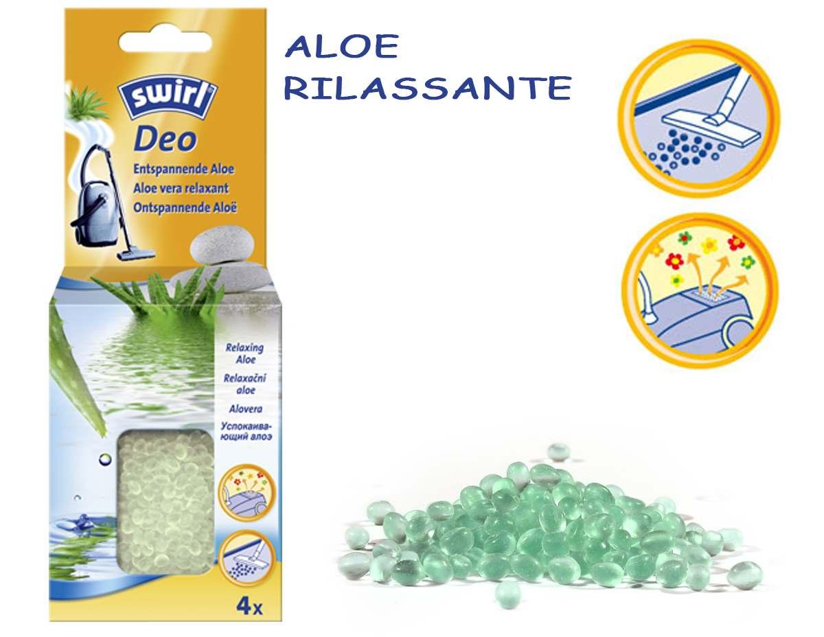 Perle deodoranti per aspirapolvere deo pearls relaxing aloe - 4pz