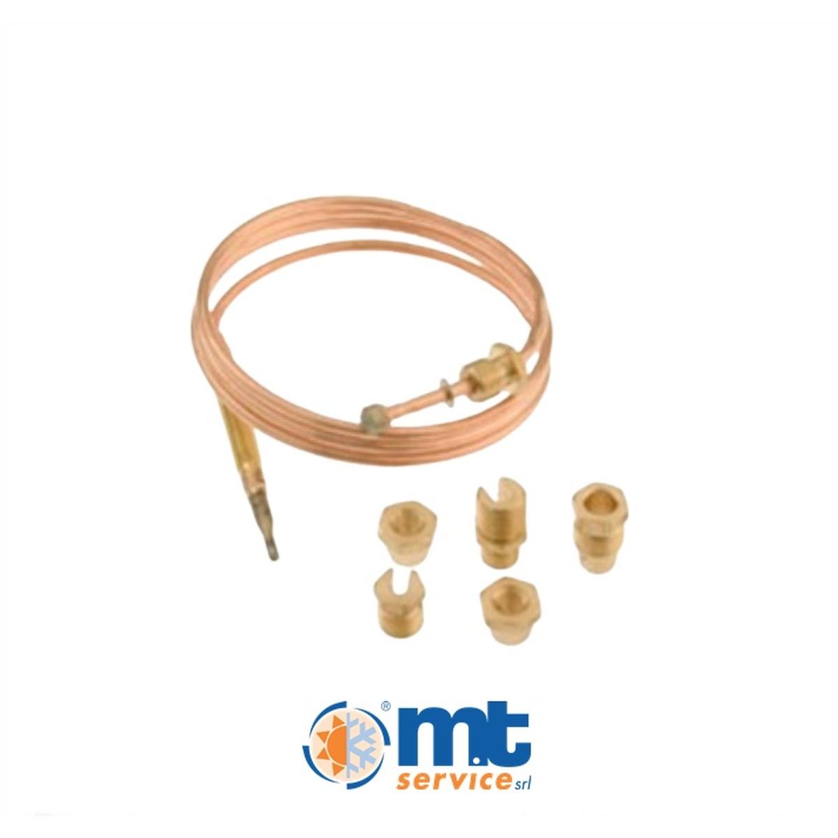 Termocoppia universale con 5 dadi da 60cm piano cottura