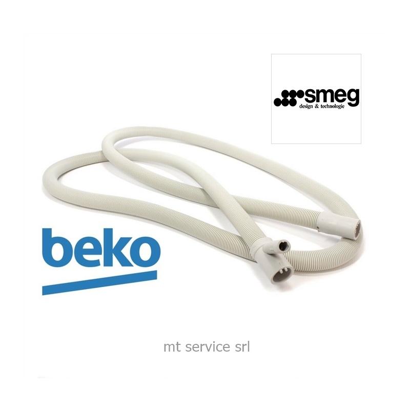 TUBO SCARICO LAVASTOVIGLIE LAVATRICE ACQUA BEKO ARCELIK 2MT 2821500100 Diam.racc. scarico mm. 19 - 21 - 9 - 71019003 SMEG 768973109