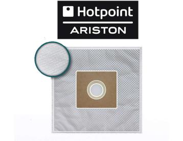 SACCHETTI MICROFIBRA PER ASPIRAPOLVERE HOTPOINT 4pz
