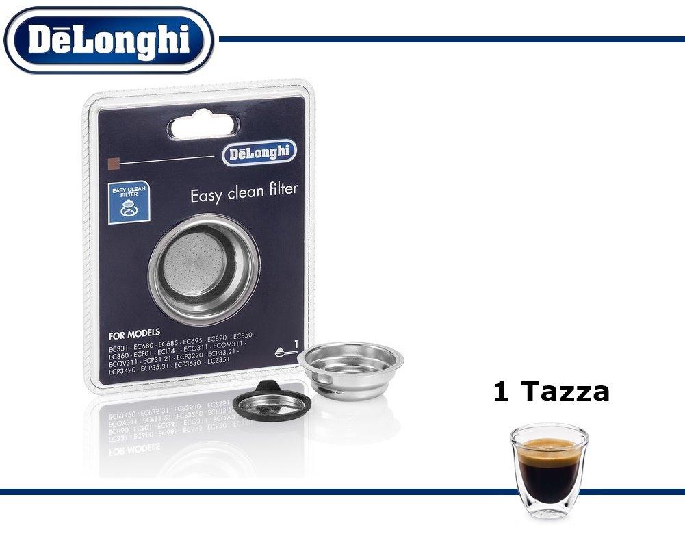 Filtro per caffe' in polvere 1 tazza originale delonghi dlsc400