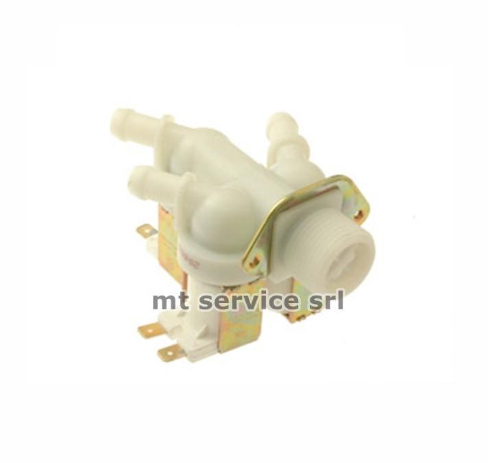 Elettrovalvola lavatrice tripla 3v 180° d.12mm t&p