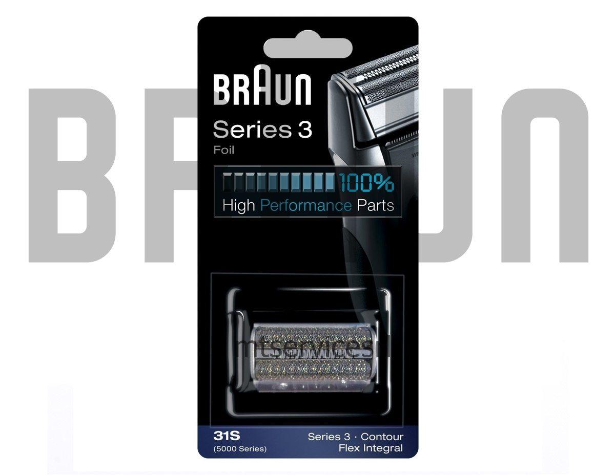 COMBIPACK 31S 5000 / 6000 -Braun Lamina+Blocco Coltelli X Serie3 Silv.