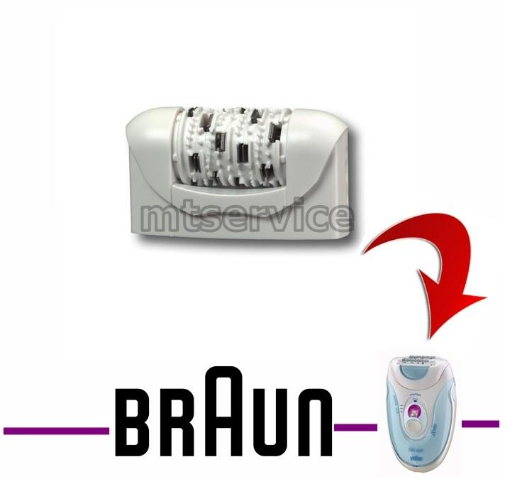 Testina epilatrice bianca originale braun 5316 5320 5395 5396