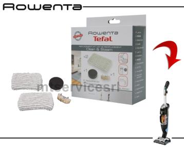 Kit rowenta clean&steam per scopa vapore
