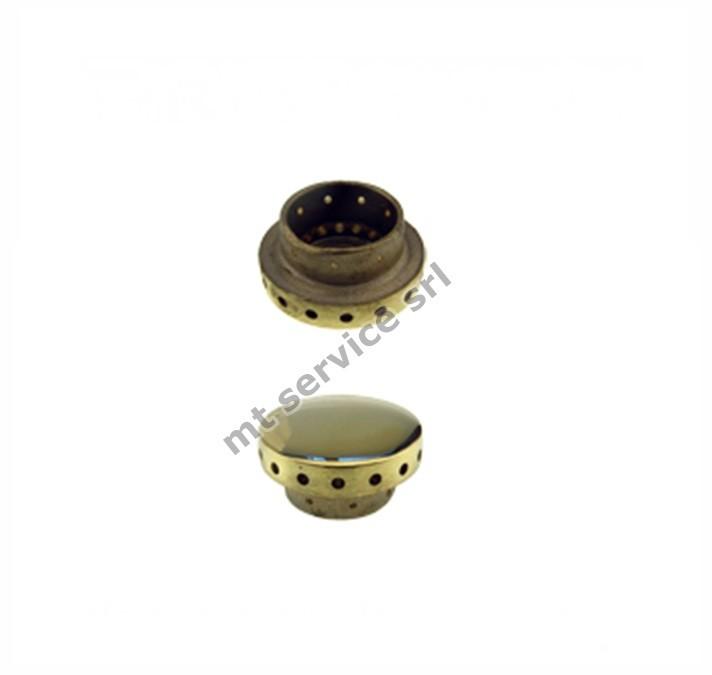 Spartifiamma piccolo con 2 fori ottone rex becchi  max34min25