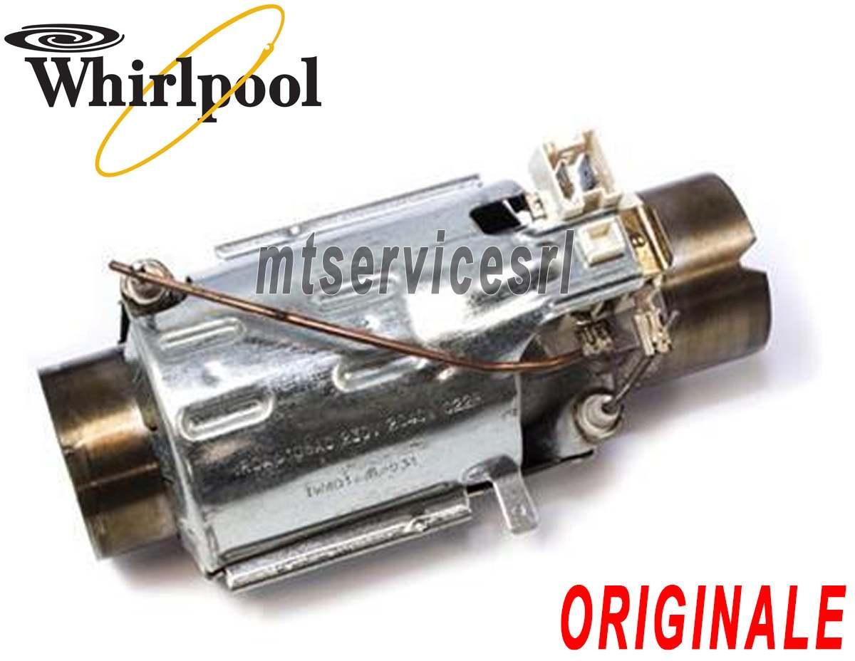 Resistenza tubolare lavastoviglie whirlpool originale compatibile con 481225928892 481225928684 481010626249 806890392 as0022035 49087517 792930 1858130000