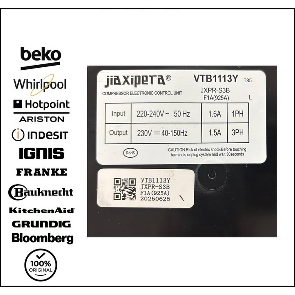 COMPRESSORE VTB1113Y+INVERTER OB FC (S3B EX C00843859 VTD1113Y+ Inverter OB FC PFC